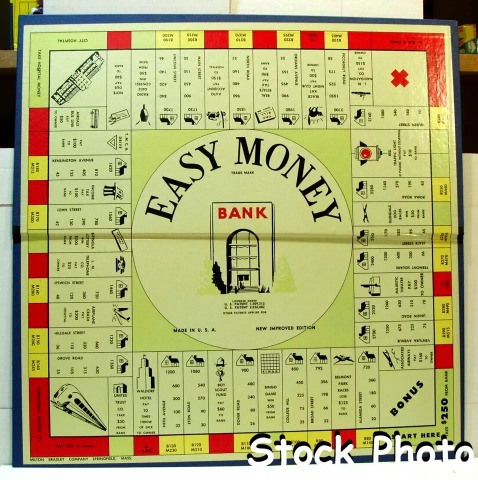 Easy Money Board Game © 1961, Milton Bradley 4039